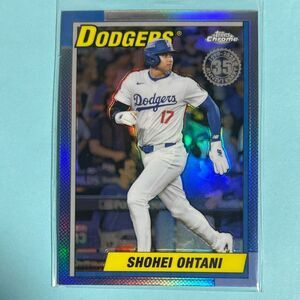 Shohei Ohtani,LA Dodgers 2025 Topps Chrome -1990 Topps 35th Ann. Card #90CB-7